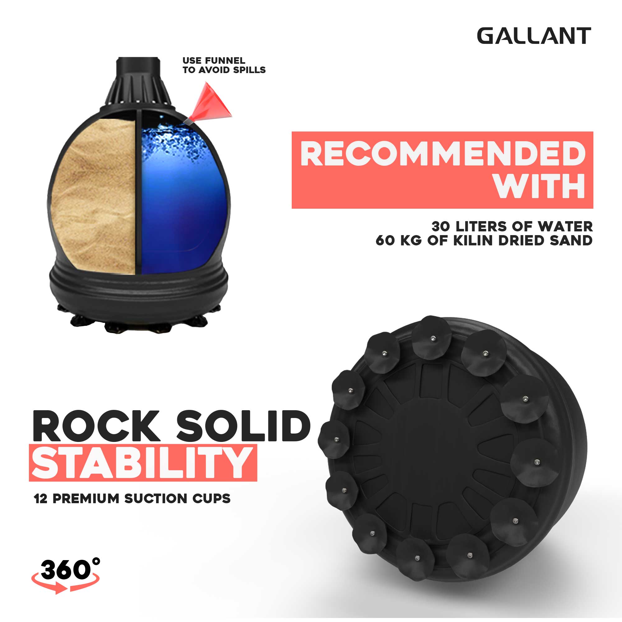 5.5ft Heritage Brown Free-Standing Punchbag Recommended With Rock Solid Stability.
