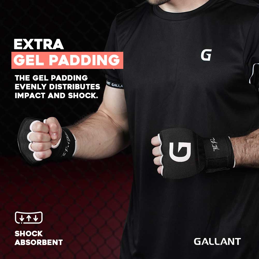 Gallant Heritage Boxing Gel Inner Hand Wrap Extra Gel Padding.
